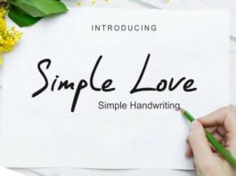 Simple Love Font