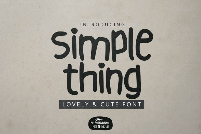 Simple Thing Font