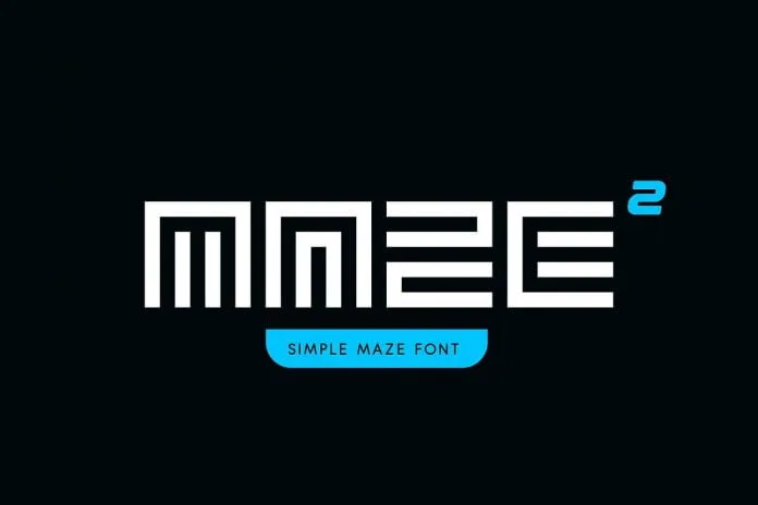SimpleMaze Font