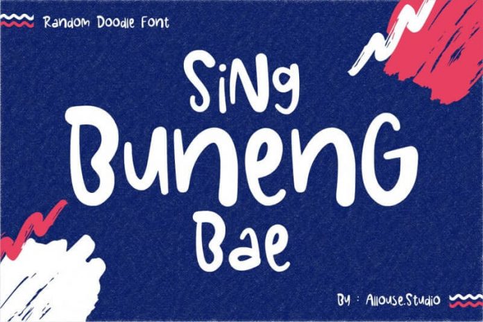 Sing Buneng Bae Doodle Font