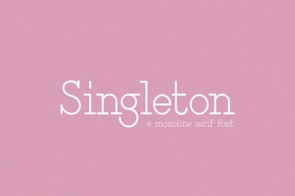 Singleton Font
