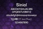 Sinial Font