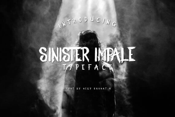 Sinister Impale Font