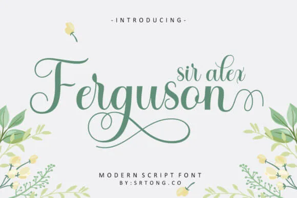 Sir Alex Ferguson Font