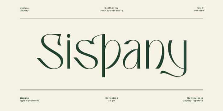 Sispany Font