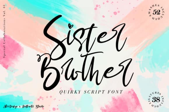 Sister & Brother Font