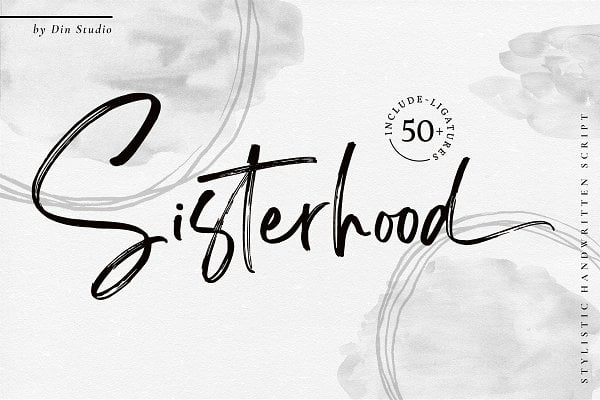 Sisterhood - Chic Brush Font