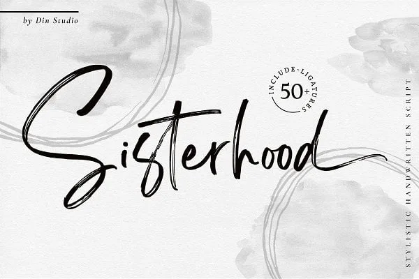 Sisterhood - Chic Brush Font