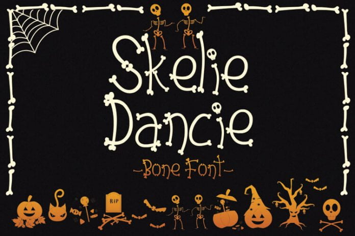 Skelie Dancie - Bone Font