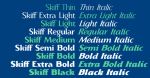 Skiff Font Family