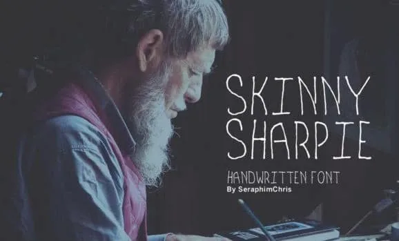 Skinny Sharpie Font