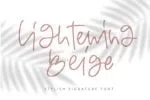 Skintone Script - Stylish Signature Font