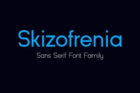 Skizofrenia Font