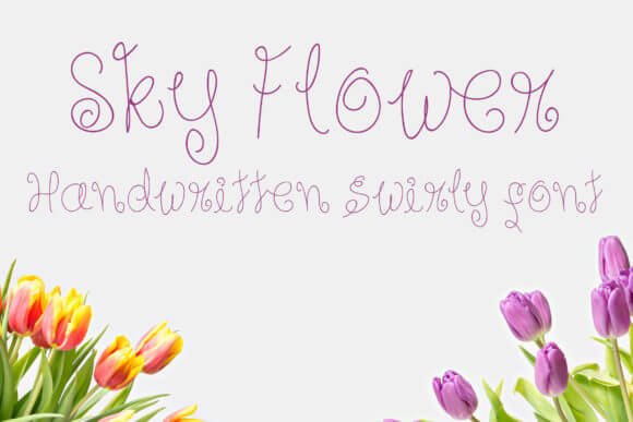 Sky Flower Font