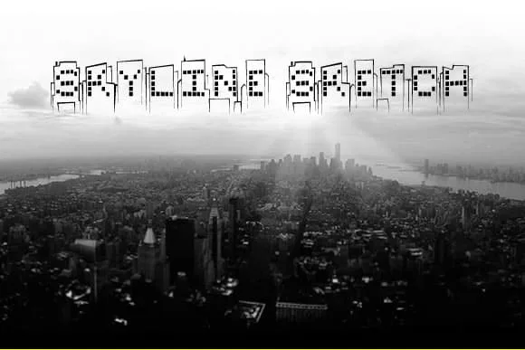 Skyline Sketch Font