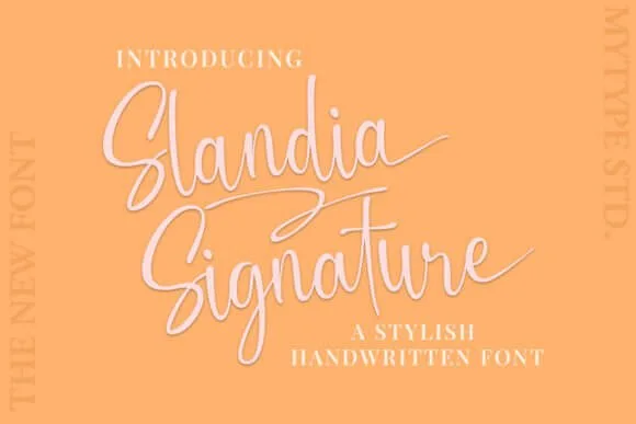 Slandia Signature Font