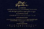 Slash Signature Font