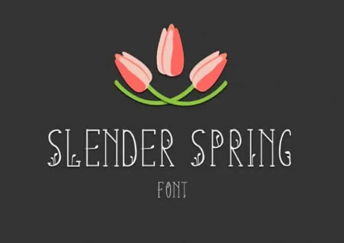 Slender Spring Font
