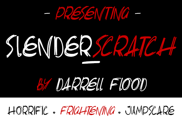 Slenderscratch Font