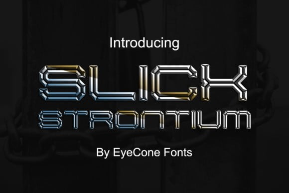 Slick Strontium Font