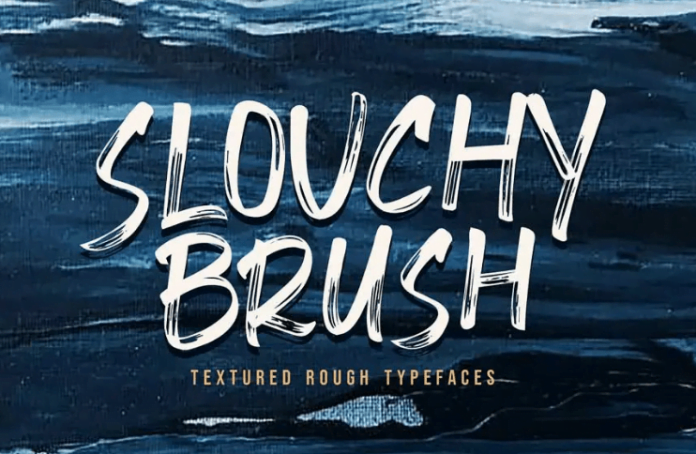 Slouchy Brush Font