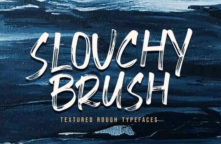 Slouchy Brush Font
