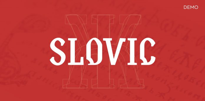 Slovic Free font Cyrillic