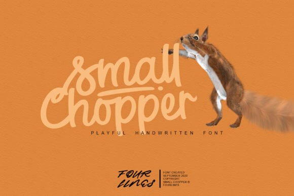 Small Chopper Font