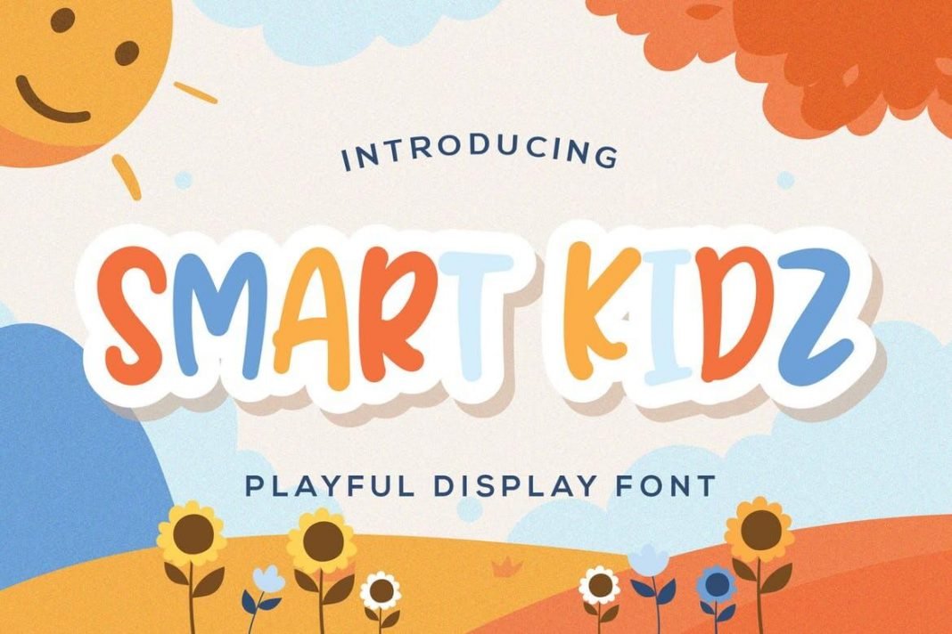 Smart Kidz - Playful Display Font