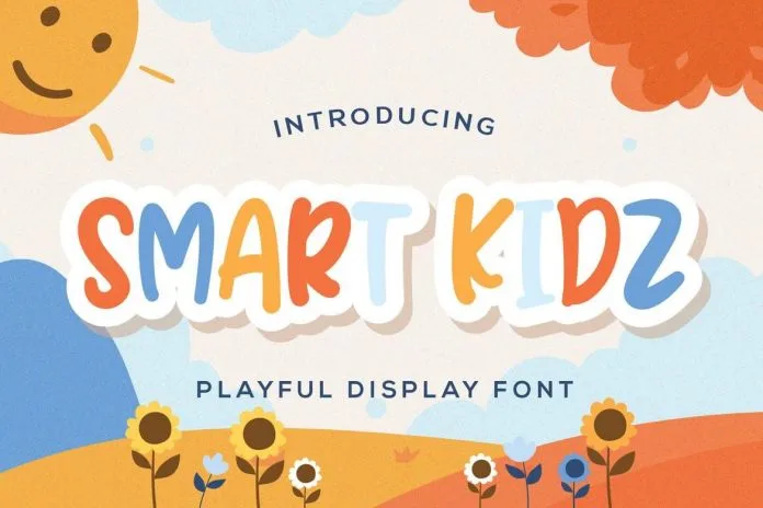 Smart Kidz - Playful Display Font