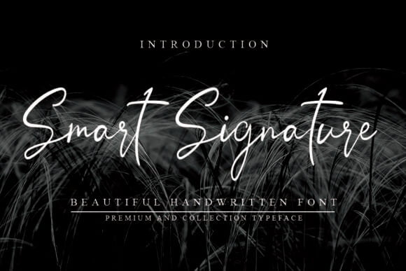 Smart Signature Font