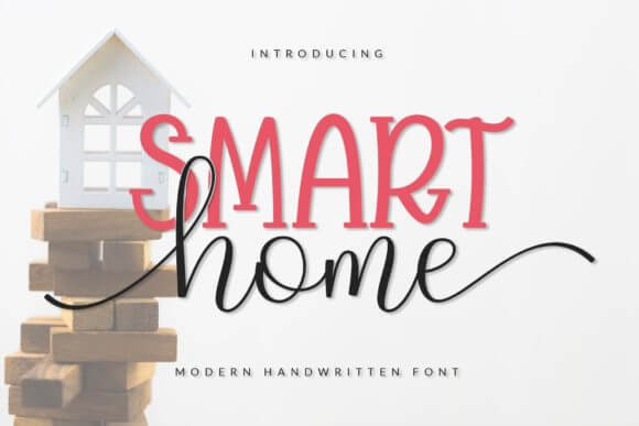 Smart home Font