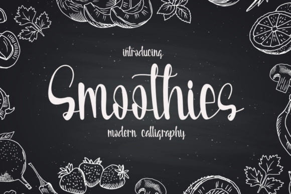 Smoothies Font