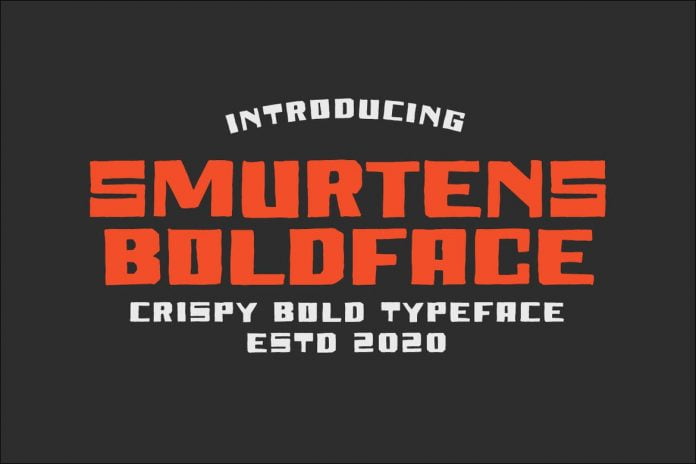 Smurtens Bold Typeface