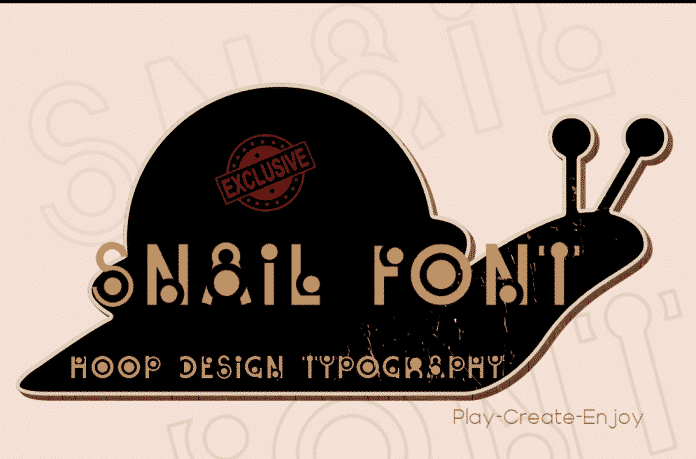Snail Geometric Font