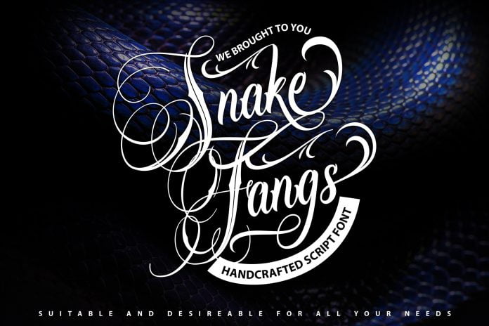 Snake Fangs Font
