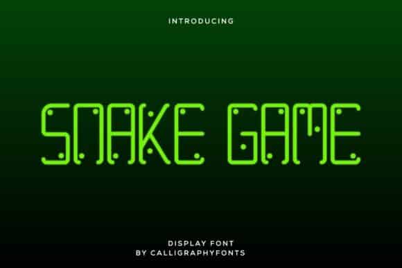 Snake Game Font