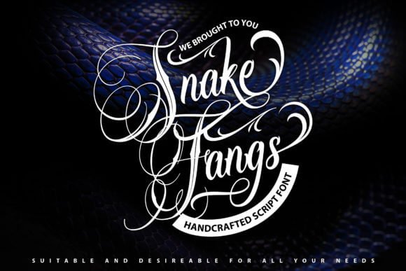 SnakeFangs Font
