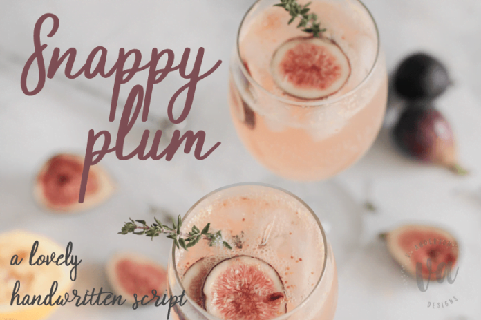 Snappy Plum Font