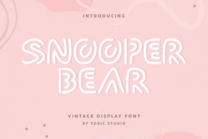 Snooper Bear Font