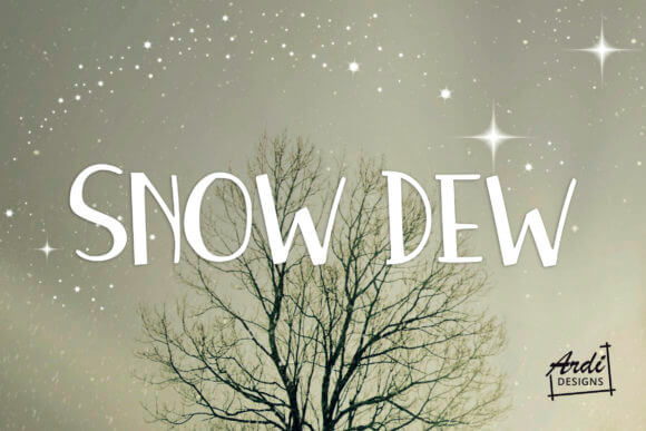 Snow Dew Font