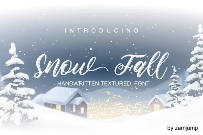 Snow Fall Font