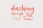 Snowing - Handwritten Font