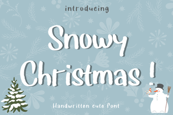 Snowy Christmas Font