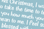 Snowy Christmas Font