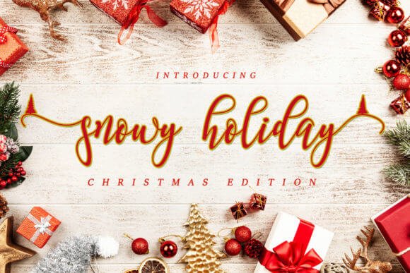 Snowy Holiday Font