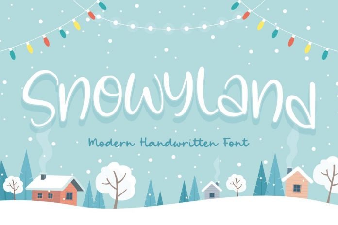 Snowyland Handwriting Font