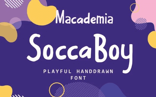 Soccaboy - Playful Handrawn Font