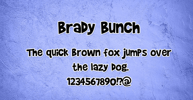 Brady Bunch Remastered Font