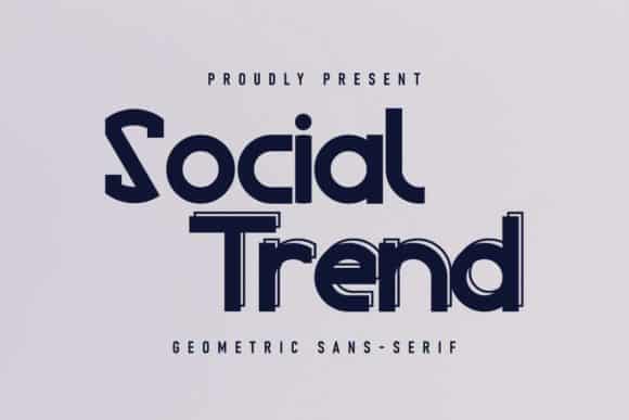Social Trend Font